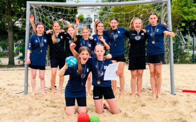 GHS-Mädels gewinnen Berliner Meistertitel im Beachhandball